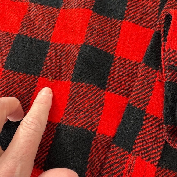 Vintage Northern Lights Wool Blend Button Down Unlined Shirt/Shacket / large - Picture 7 of 13